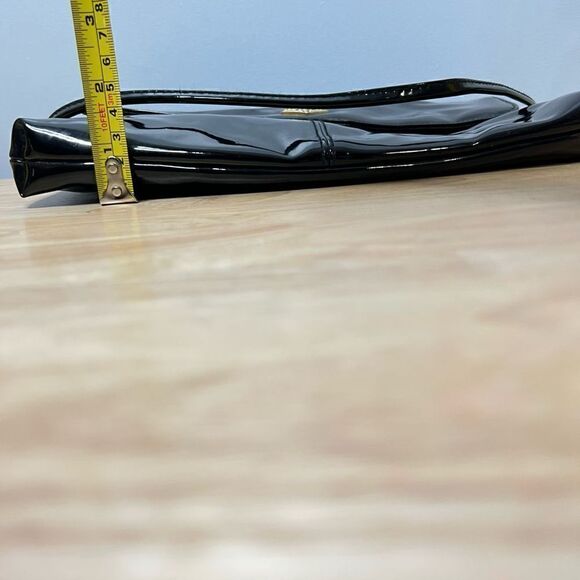 Amanda Smith, Vintage Patent Leather Crossbody Evening Bag Convertible Clutch - Picture 6 of 11